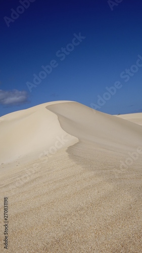 Patterns in the sand in the Natural park in Corralejo Fuerteventura Spain