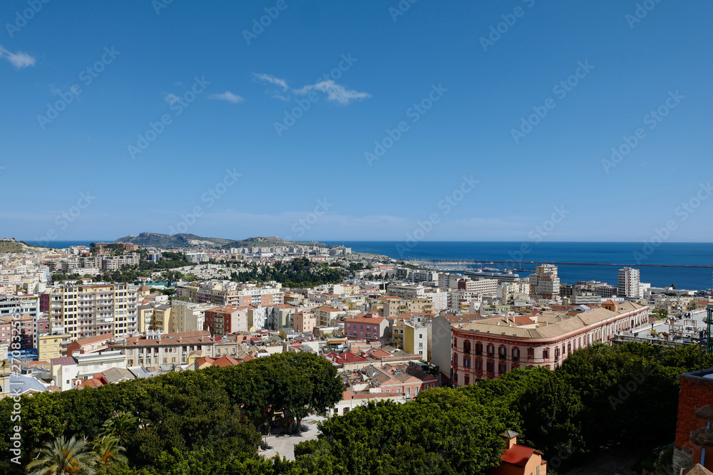 Sardinien Cagliari Blick auf die Stadt