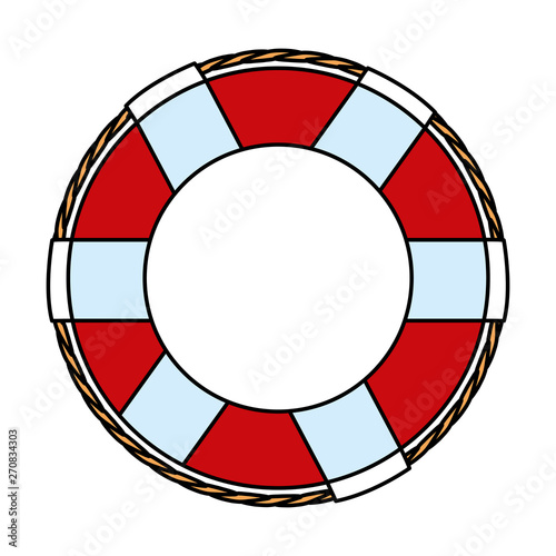 float lifeguard maritime isolated icon