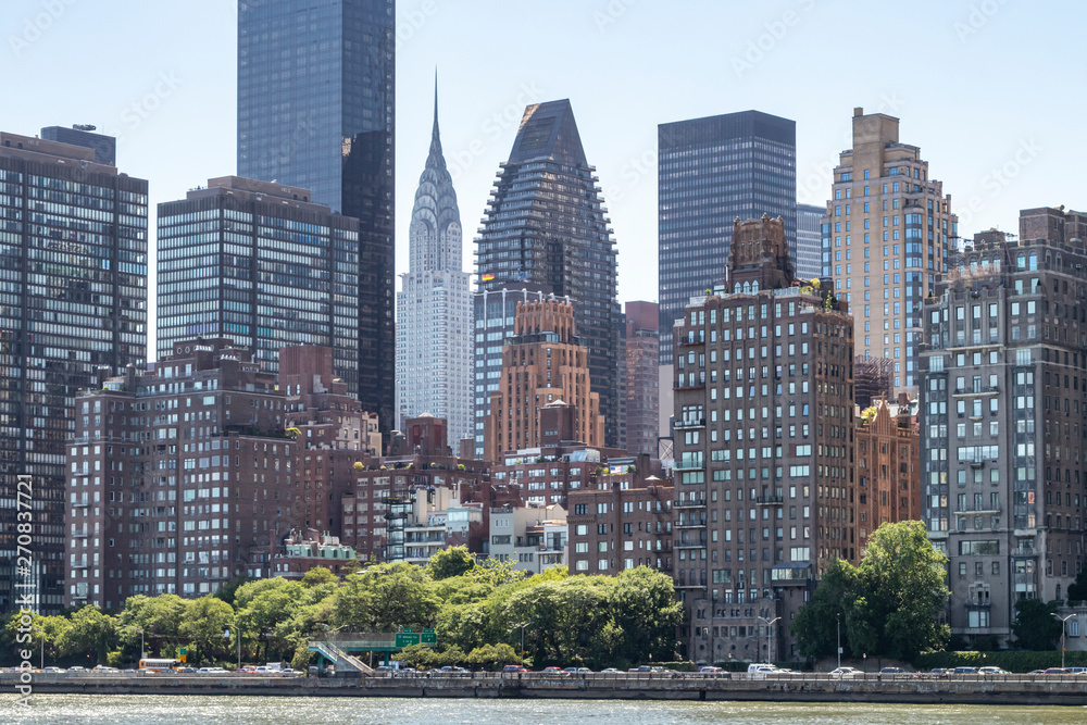 New York City skyline view in Manhattan