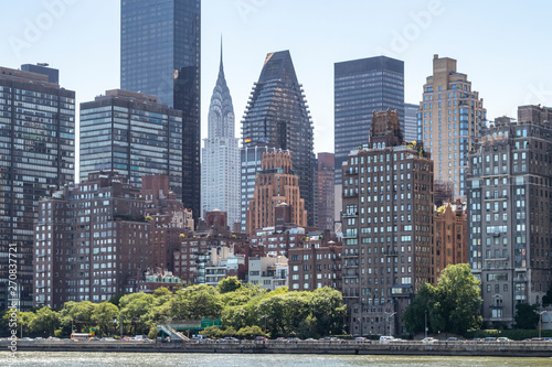 New York City skyline view in Manhattan