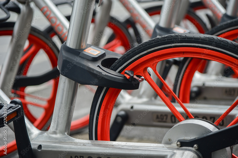 Bicycles for rent in Urban Bicycles for rent in Urban