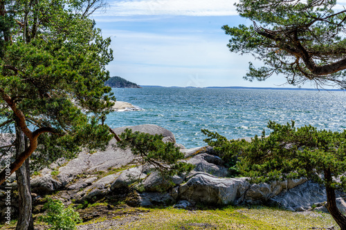 Photography A view of the Stockholm archipelago in the Baltic Sea, Sweden.