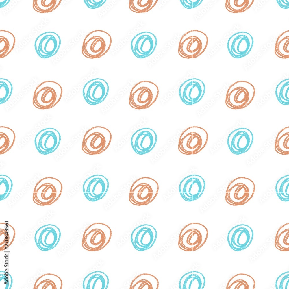 Seamless pattern circles