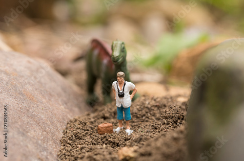 Scale model figures fun diorama background photo