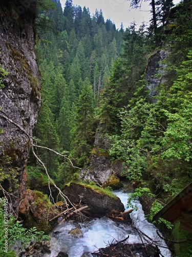 Italy-valley between Dimaro and Madonna di Campiglio photo