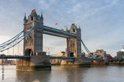 Tower Bridge in the morning  London  England