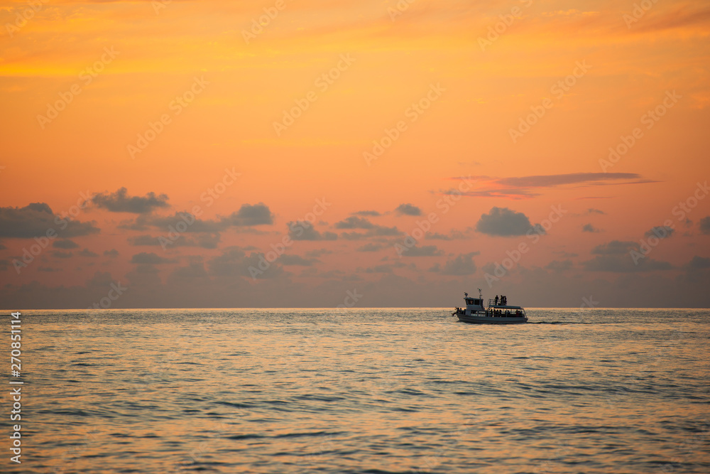 Fabulous sunset over the Black Sea