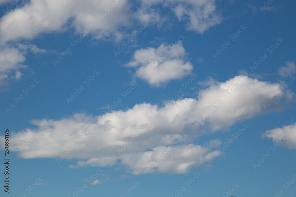 Background of clouds on blue sky.