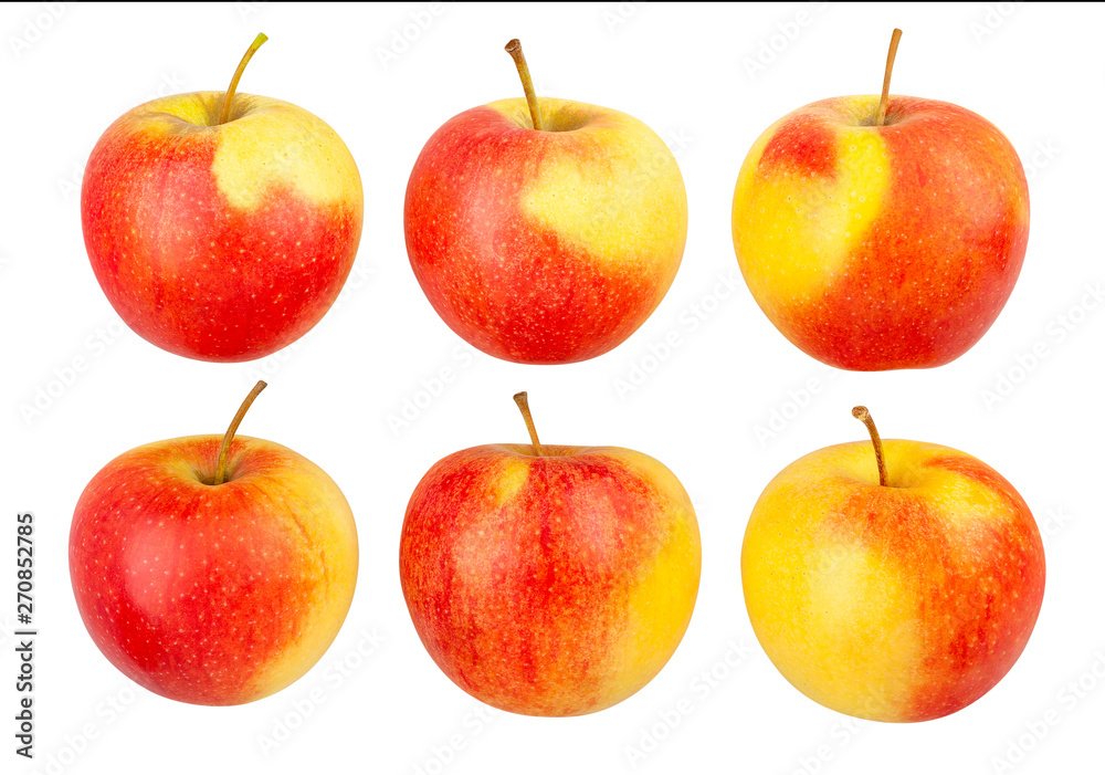 red yellow apple
