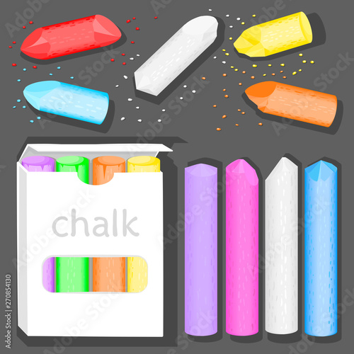 Chalk in box