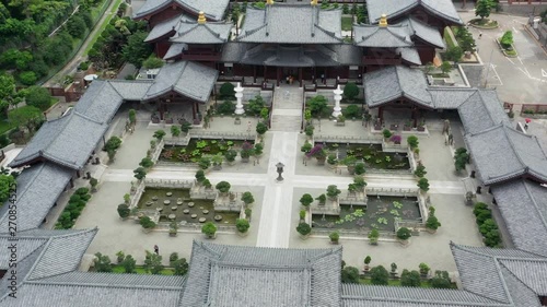 top view of Hong Kong chi lin nunnery