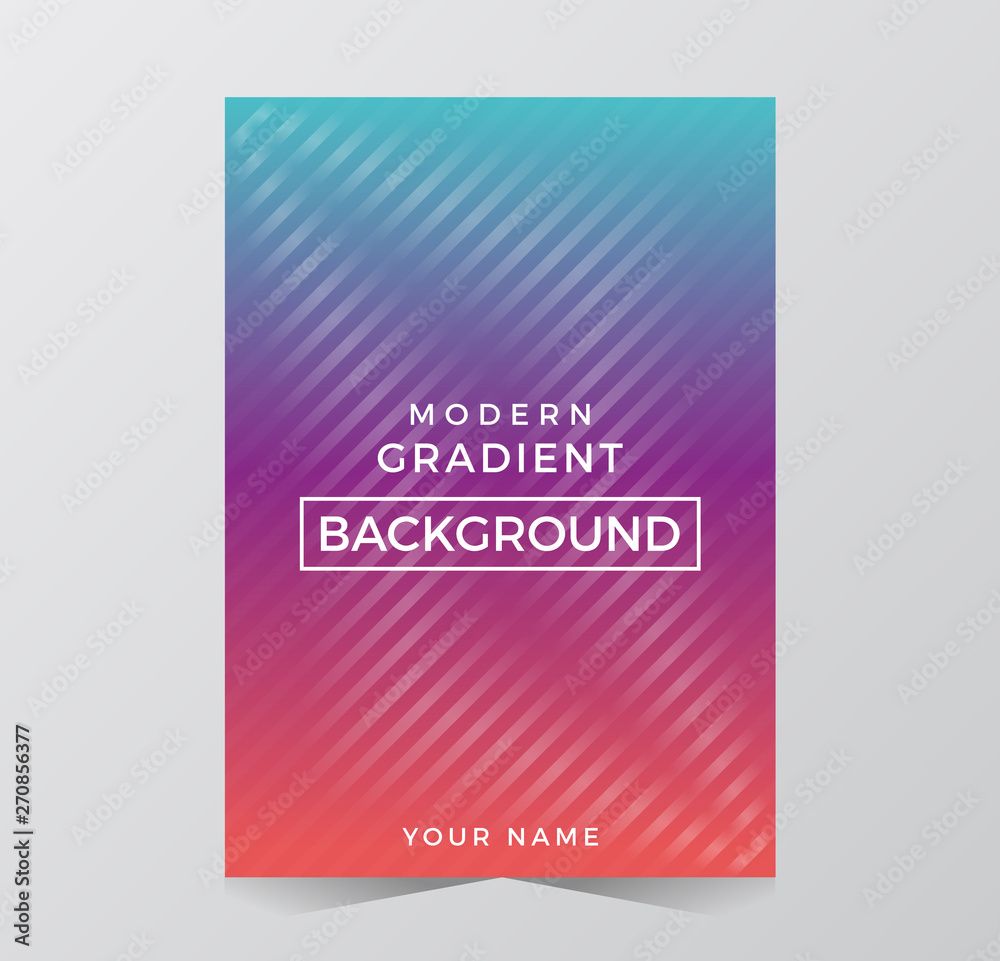 Naklejka premium Minimal covers design. Abstract background gradients