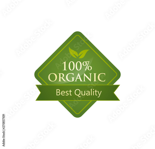 Organic food label design