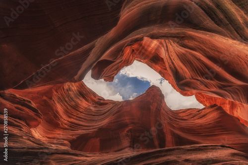 lower antelope slot canyon near page in Arizona, USA