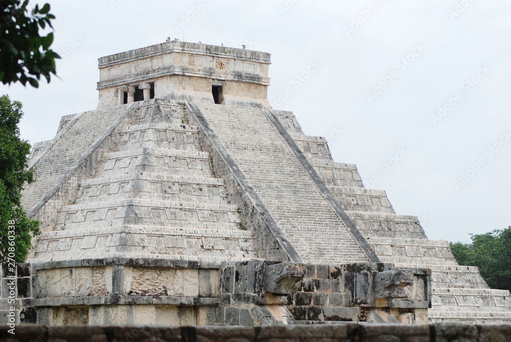 Chichen itzá Maya pirámide de Kukulcán, México Chichen itzá Maya pirámide de Kukulcán, México
