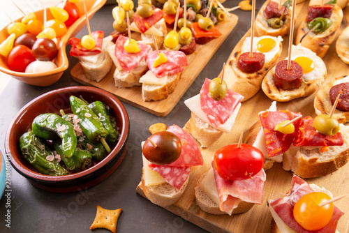 Tapas or antipasto starters