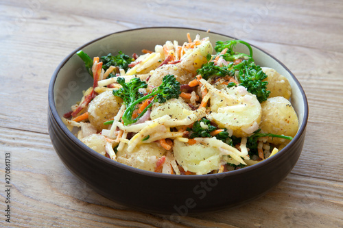 Potato Salad with Broccoli and Carrots