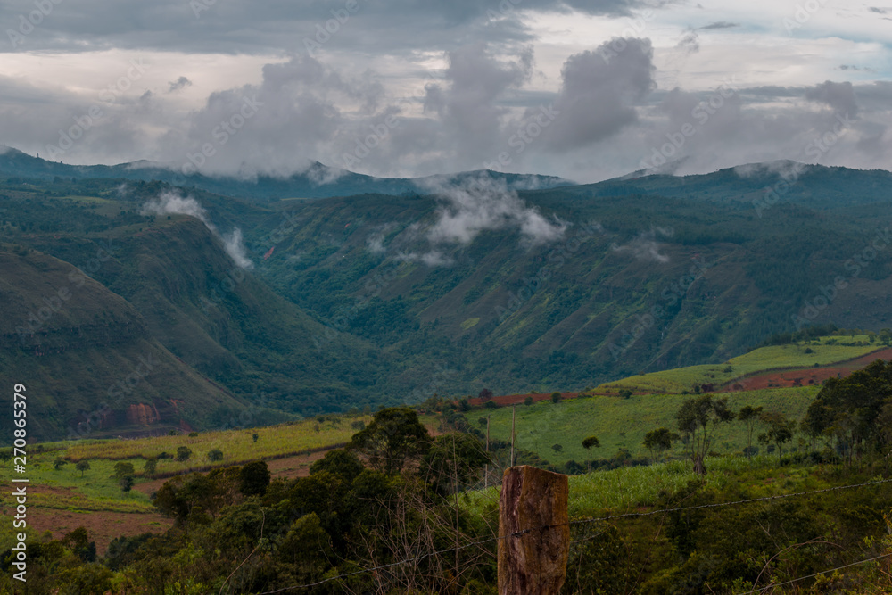 landscape of the mountains of colombia landscape of the mountains of colombia