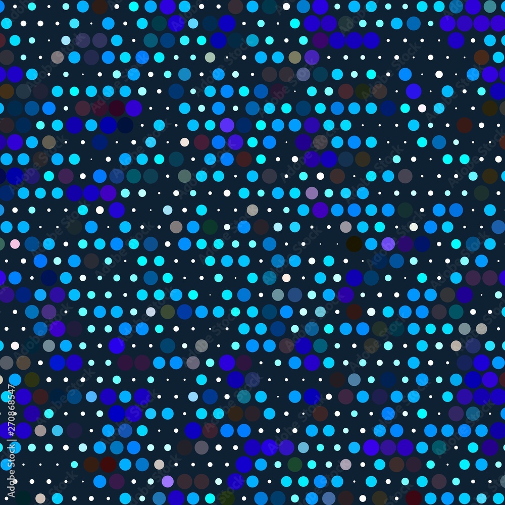 blue colorful abstract backgrounds in circles and polka dots