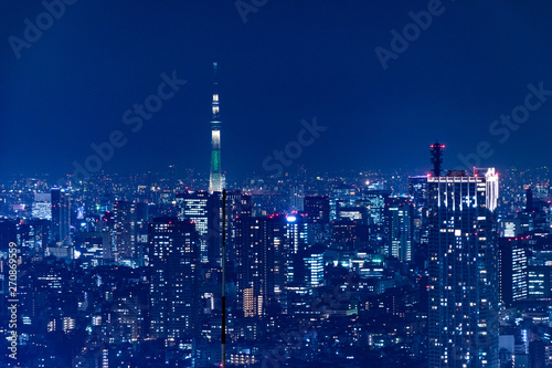 Wallpaper Mural 東京の夜景 Torontodigital.ca