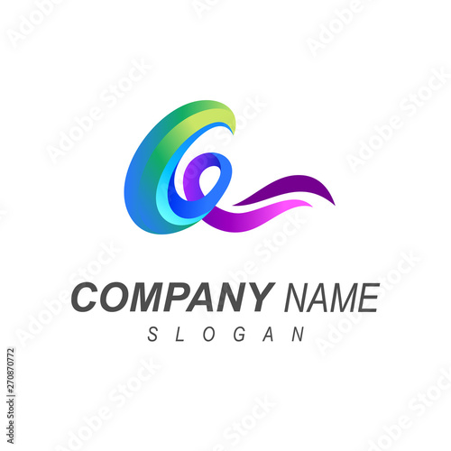 logo letter a , logo letter a with full color and a modern look +  initial name icon + sea ​​wave logo