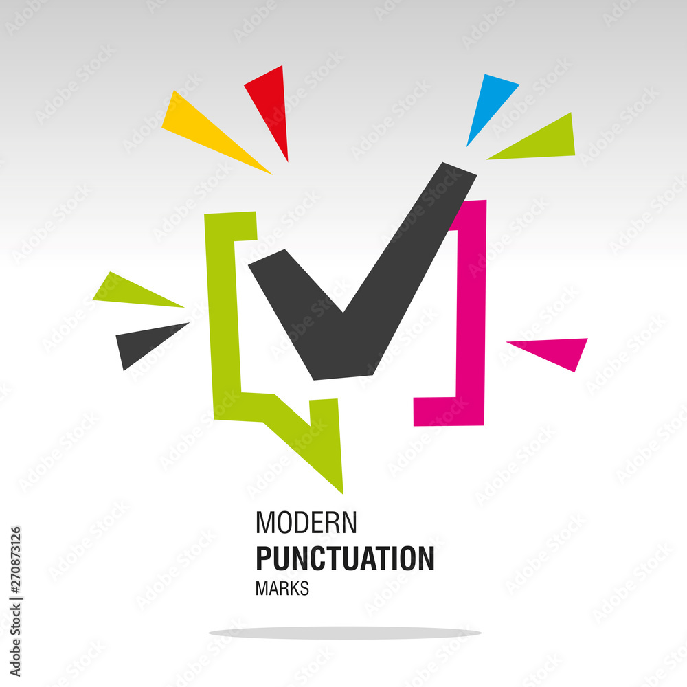 Check mark modern colorful sign icon sticker Check mark modern colorful sign icon sticker