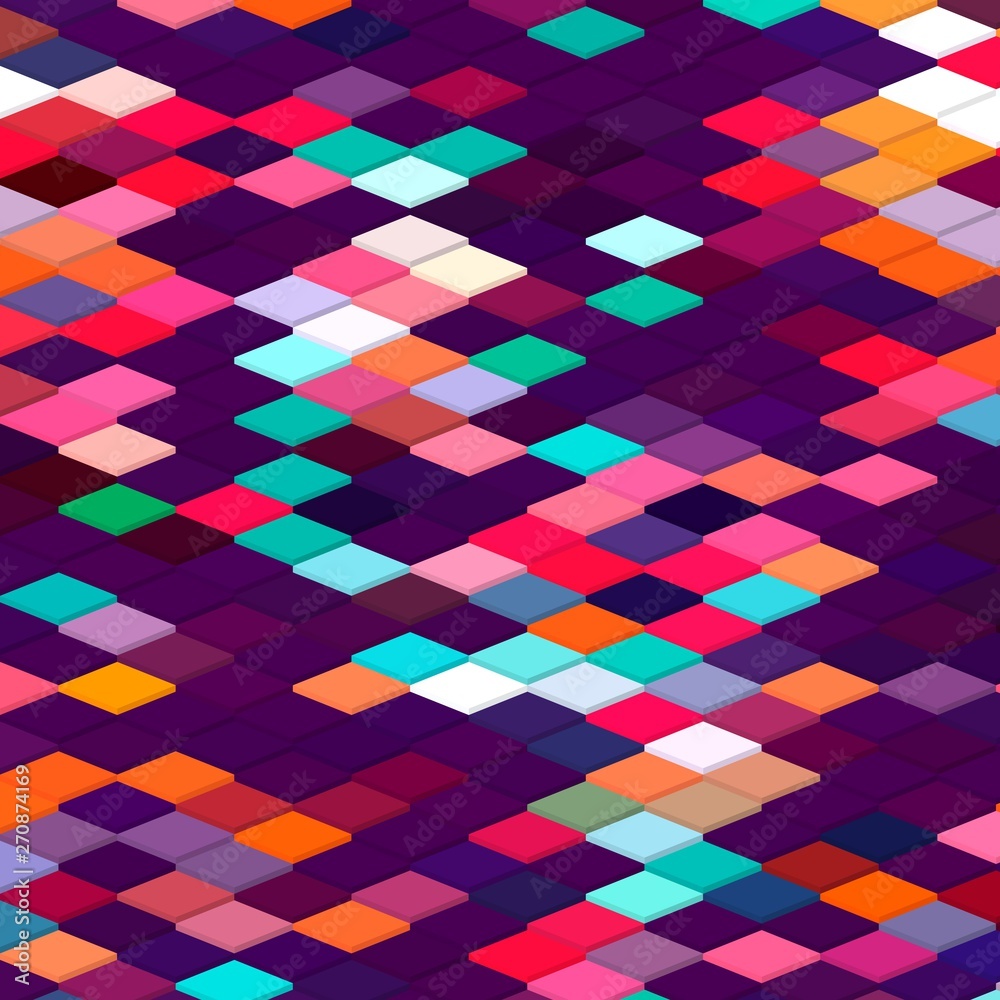 isometric minimal abstract cubes and squares colorful backgrounds textures patterns