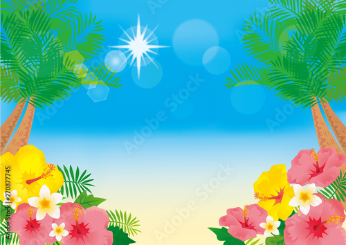 輝く夏のリゾート