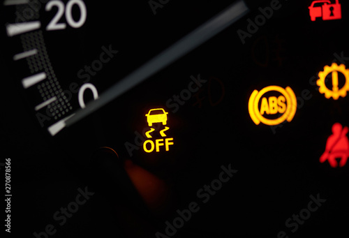 Fotografía Close up of car speedometer