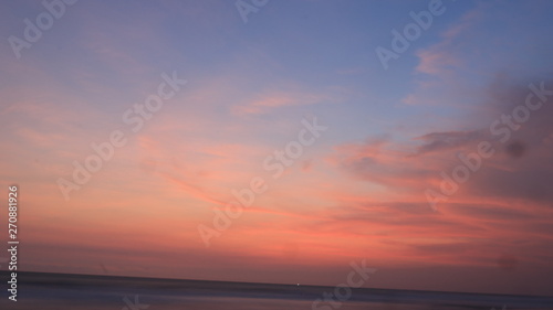 sunset over the sea © Fadi