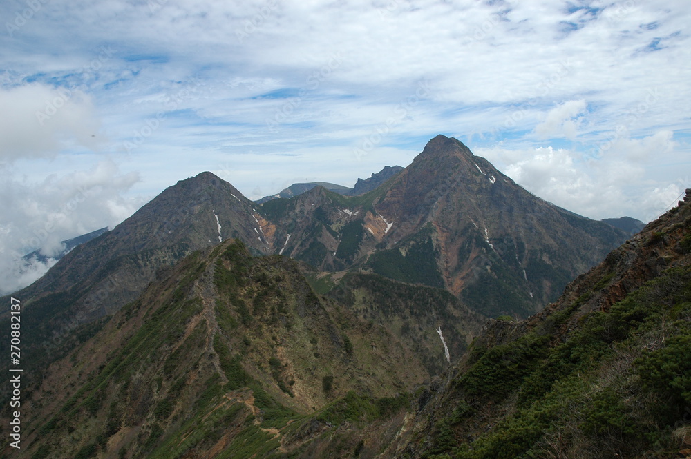 Fototapeta premium 八ヶ岳登山