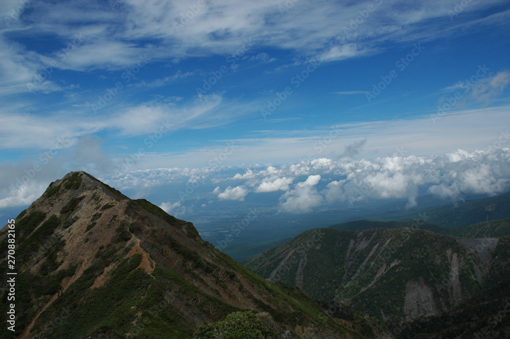 Obraz premium 八ヶ岳登山