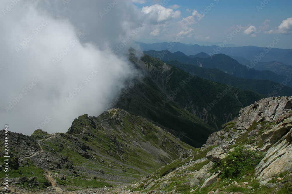 北岳登山 北岳登山