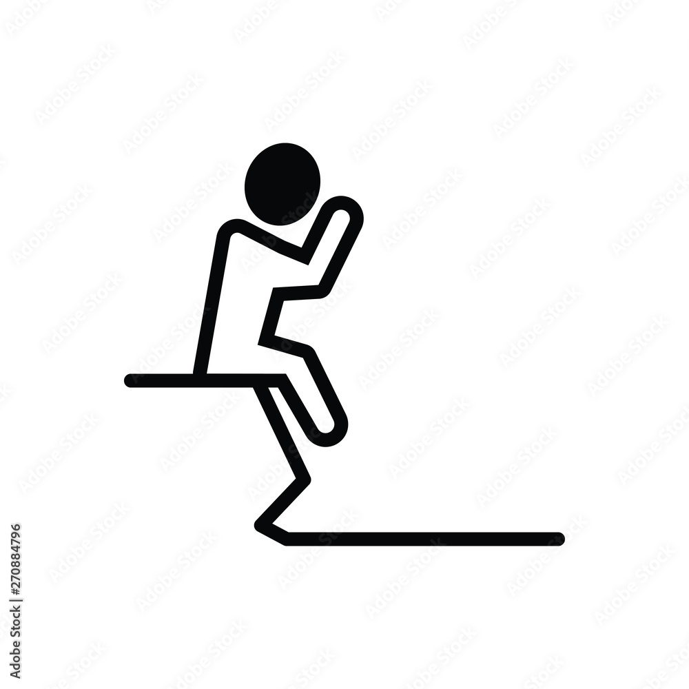 Black solid icon for failure Black solid icon for failure