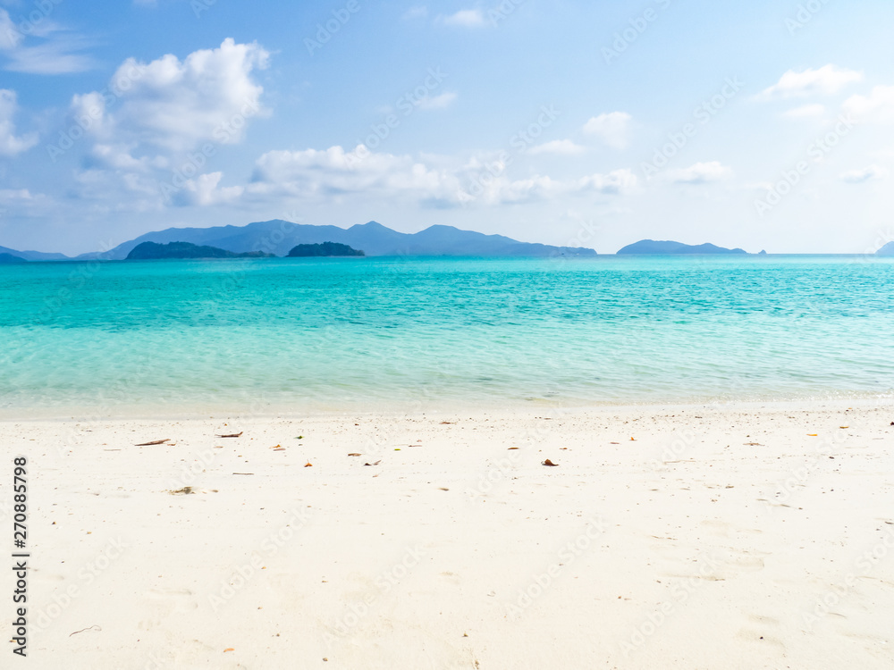 summer calm beach concept from beautiful of tropical sea with clean sky and blue water, white sand, soft focus background summer calm beach concept from beautiful of tropical sea with clean sky and blue water, white sand, soft focus background