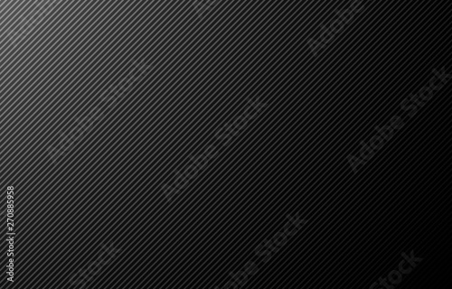 black diagonal line background. Dark tone pattern wallpaper vector. 