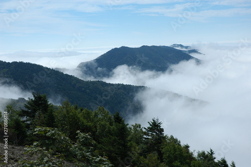 Obraz na płótnie 大菩薩嶺登山 w salonie