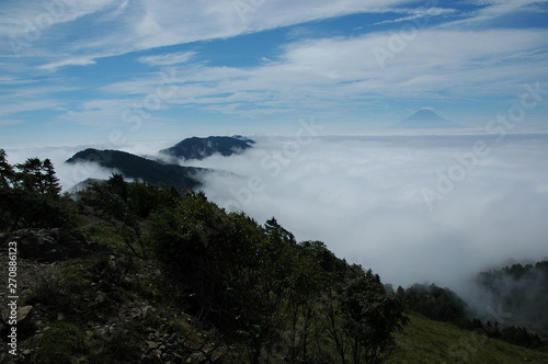 Obraz na płótnie 大菩薩嶺登山 w salonie
