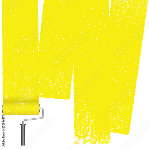 (ペイントローラーで塗った背景イラスト