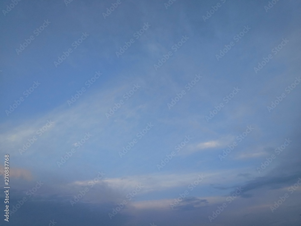 dark blue cloud with white light sky background and light midnight evening time