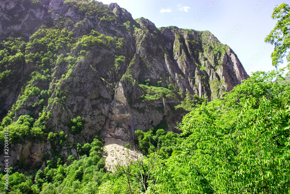 Mountain hill panoramic landscape in the early morning Mountain hill panoramic landscape in the early morning