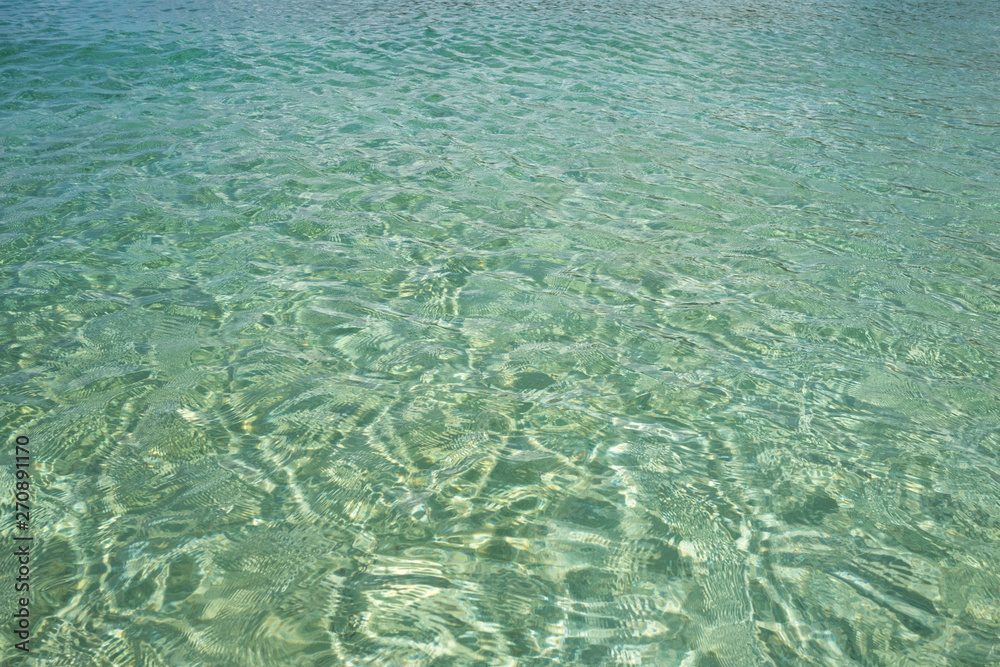 Ripples of the sea surface