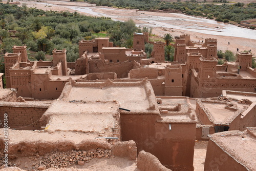 Ait Ben Haddou Kasbah, Maroko, Afryka, Sahara