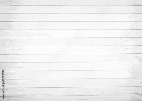 Vector white background with horizontal scratched wood boards