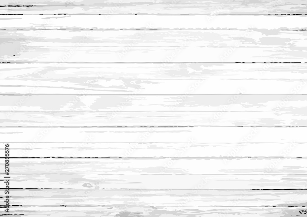 Vector white background with horizontal scratched wood boards Vector white background with horizontal scratched wood boards