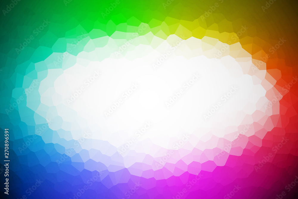 Rainbow Color Gradation Frame レインボーカラーのグラデーション枠 Stock Illustration Adobe Stock