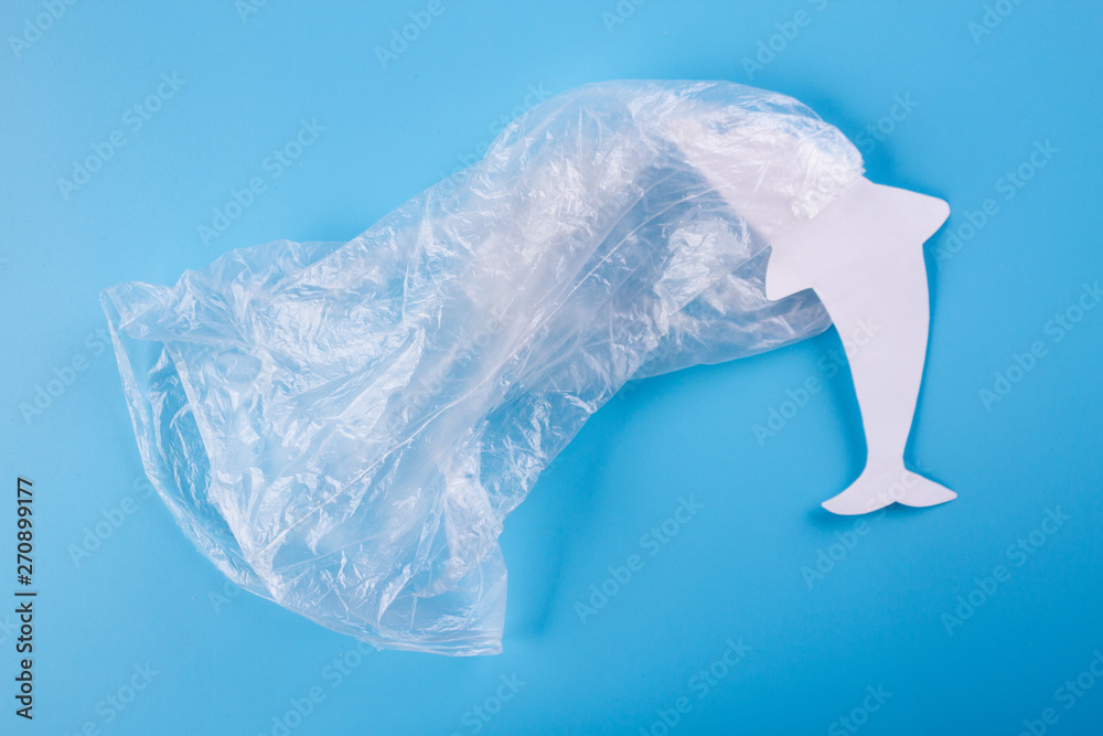 Fototapeta premium ocean plastic pollution issue.