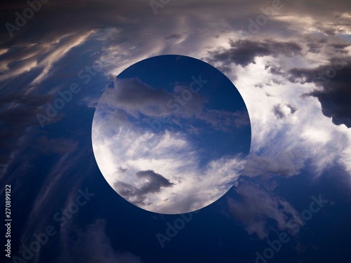 青の空