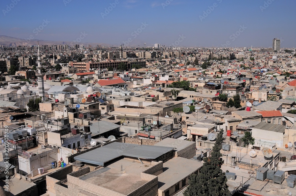A view of Damascus from the Syrian capital